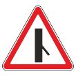 Дорожный знак 2.3.6 «Примыкание второстепенной дороги справа» (металл 0,8 мм, I типоразмер: сторона 700 мм, С/О пленка: тип А коммерческая)